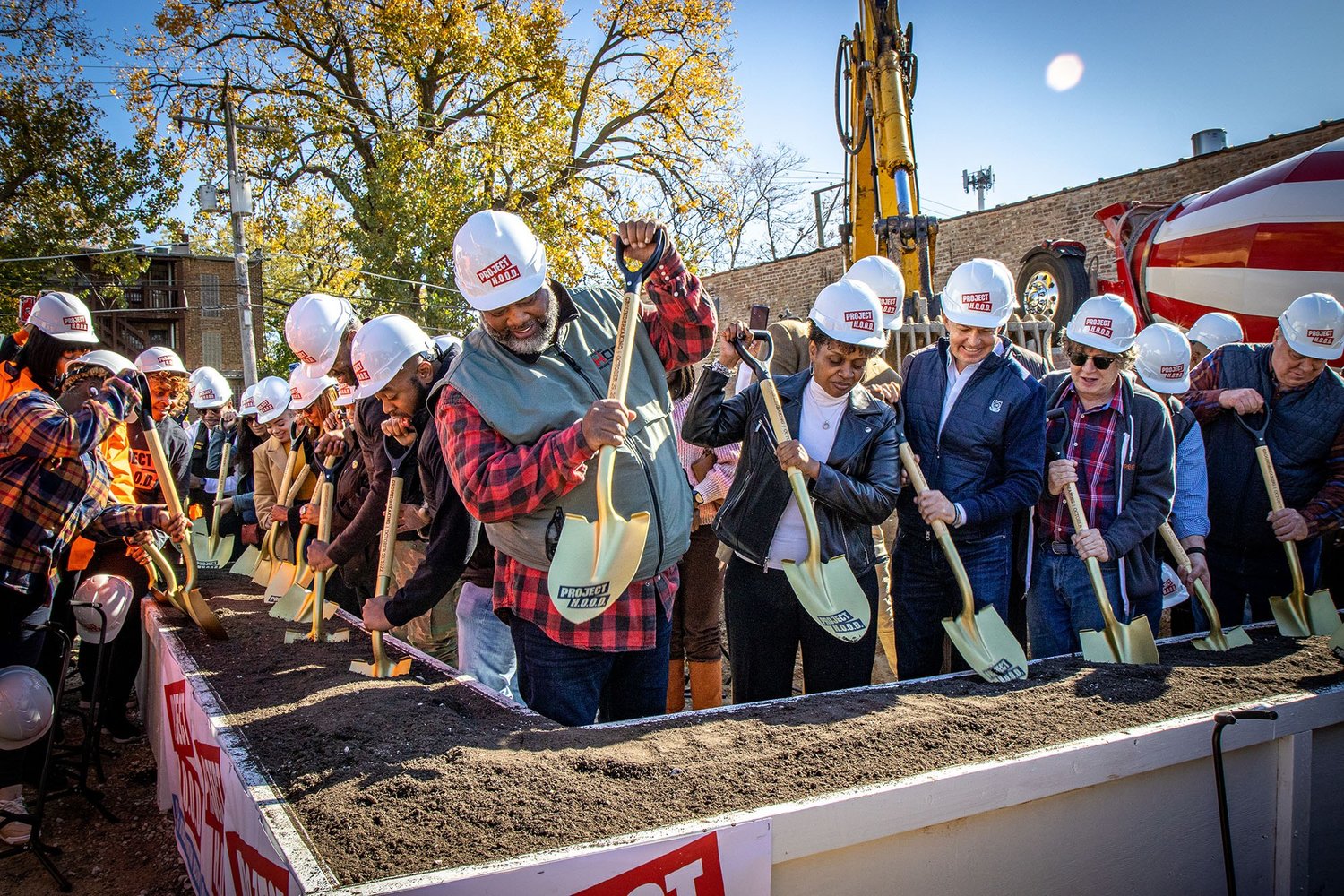 Project HOOD breaks ground on the new Leadership and Economic Opportunity Center in Chicago's Woodlawn neighborhood