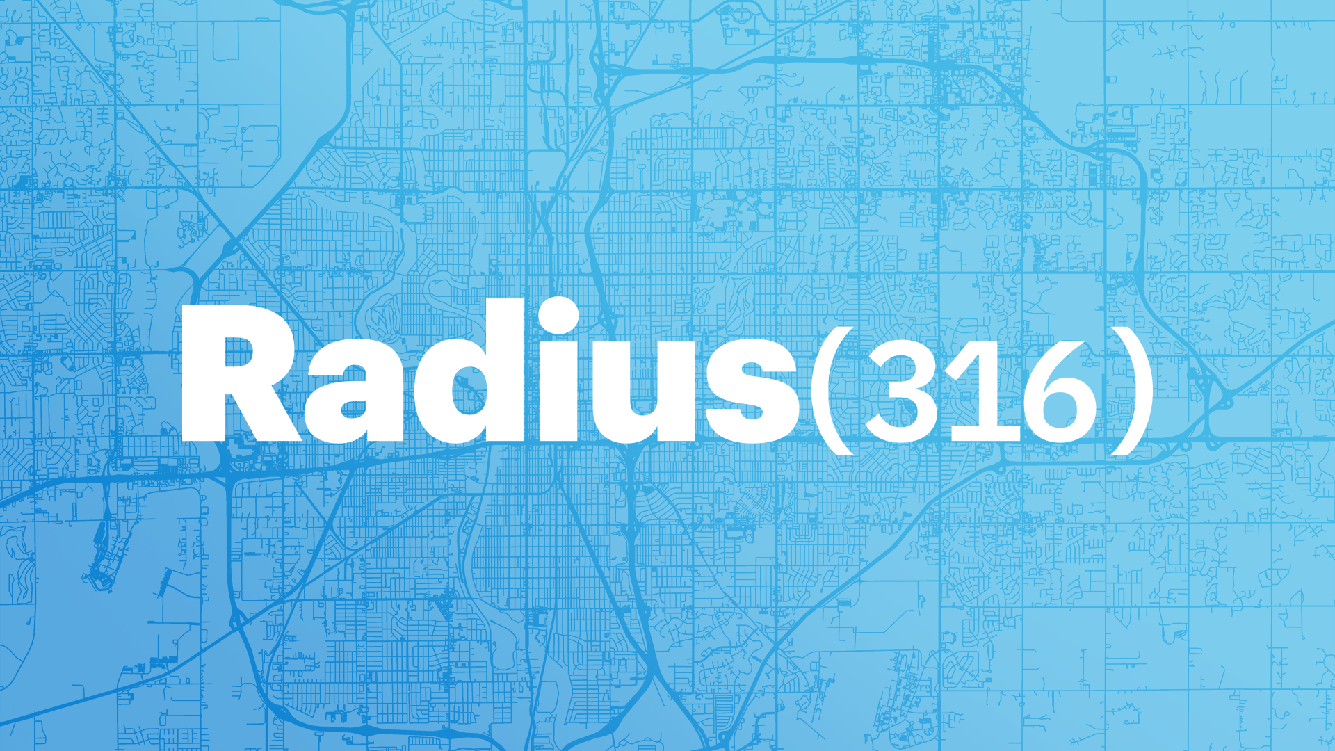 Radius(316) graphic