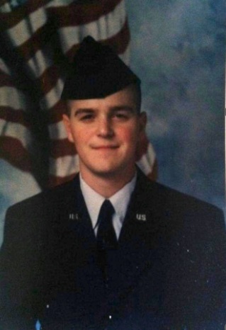 An image of Robinson in the Air Force.
