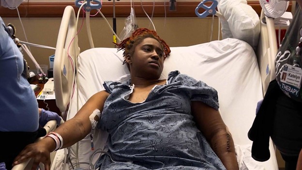 After she was shot in the spine, Brandi Fields woke up in the hospital to doctors saying she would never walk again. Her response? “No. Not for long.”