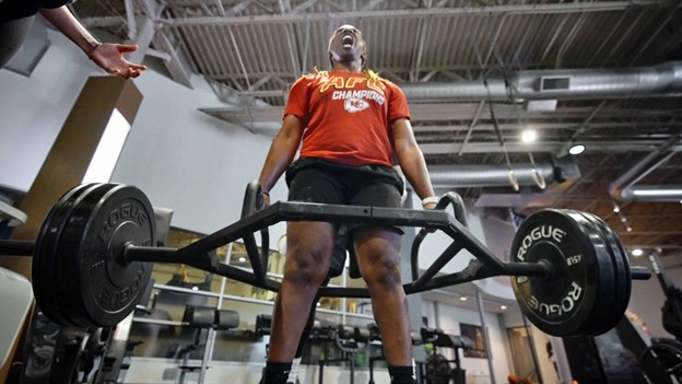 Only months after being told she would never walk again, Fields lifted a new personal record of 220 lbs. “It felt amazing!” she said.