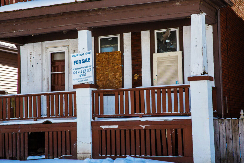 Foreclosed property in Milwaukee