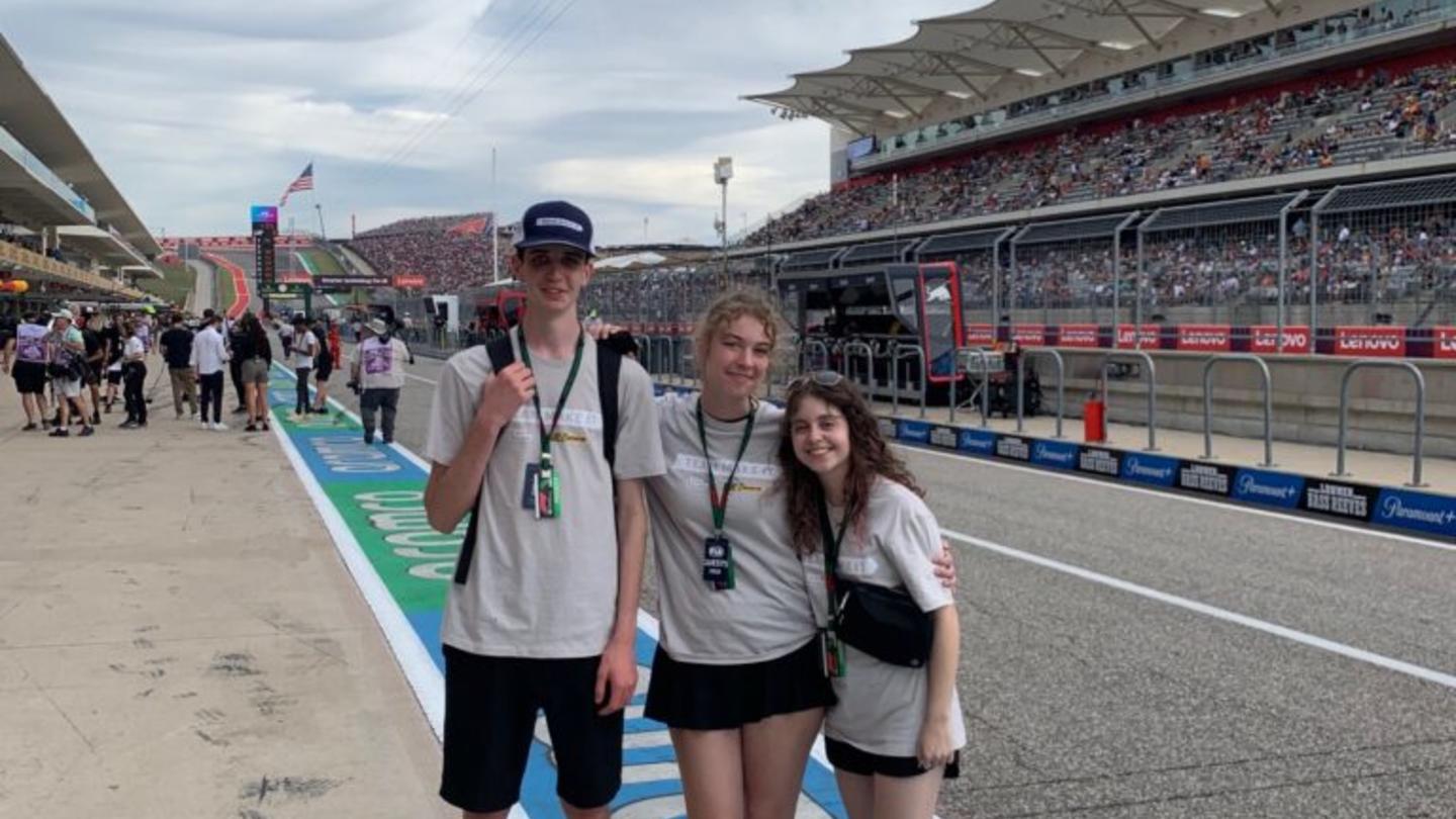 Students attend Formula 1 race in Austin, TX