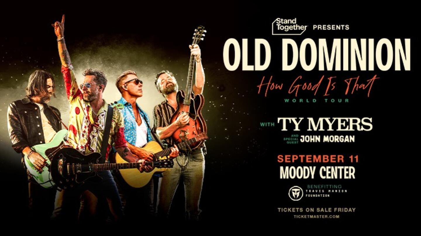 Old Dominion concert flyer 