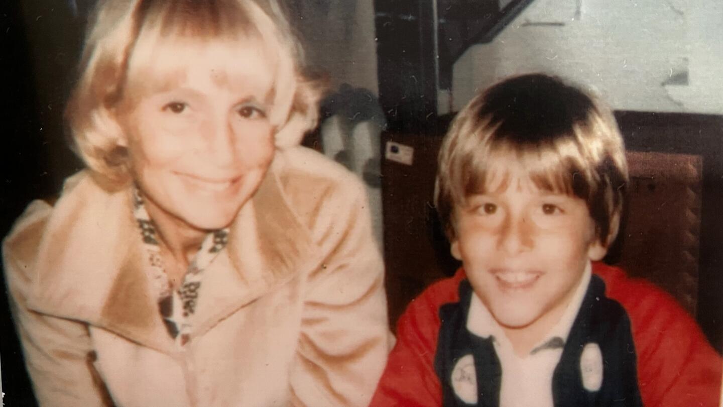 Jim Pitofsky and his mom