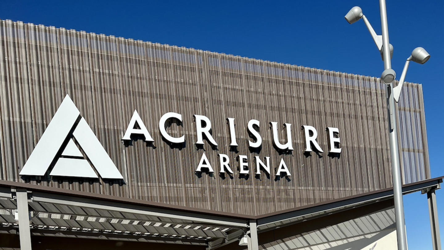 Acrisure Arena sign