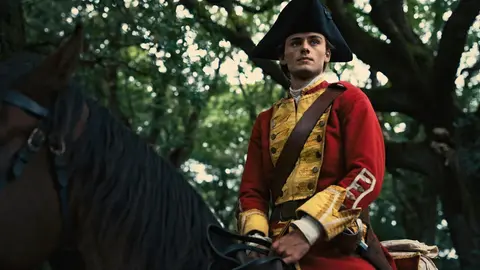 Actor William Franklyn-Miller portrays George Washington in “Young Washington,” an upcoming movie about our nation’s first president and his youth. (Credit: Pat Redmond)