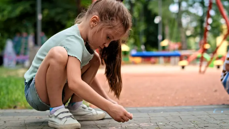 Child in playground