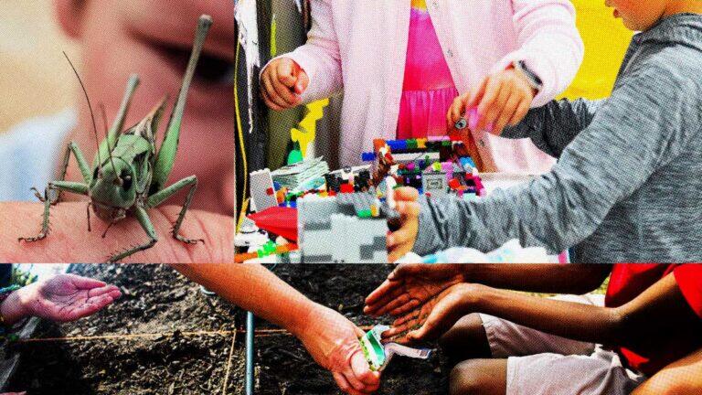 Students at The Learning Outpost, an alternative education model in Las Vegas, Nevada..