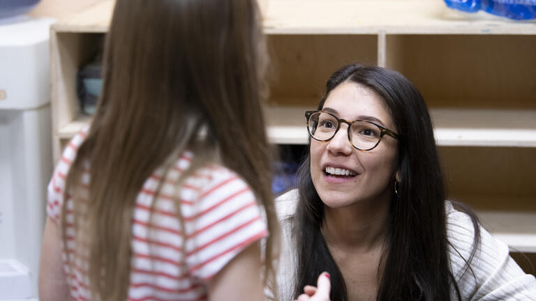 Teach-student interaction at a Microschool 
