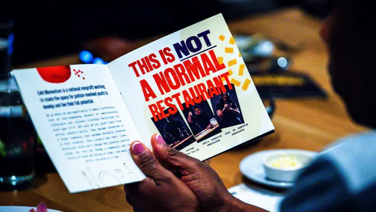 Cafe Momentum pamphlet
