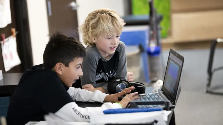 Students participate at the National Microschooling Center in Las Vegas.