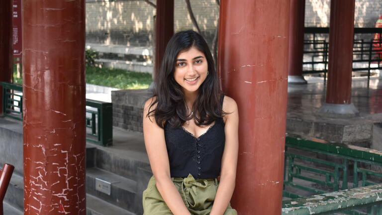 Devshi Mehrotra poses for a photo outdoors