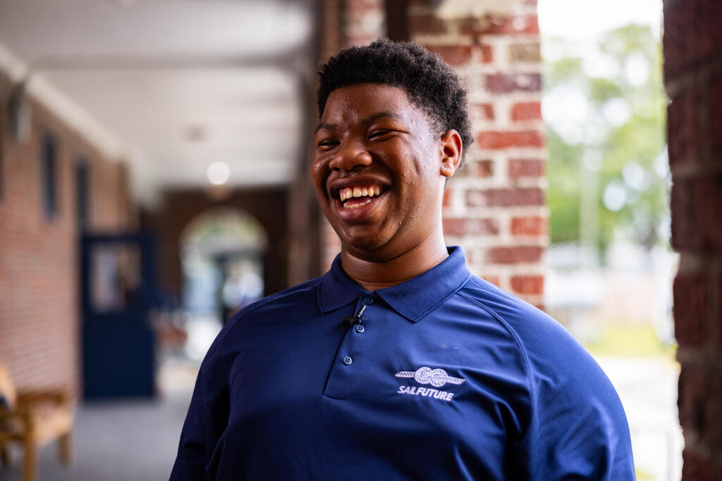 Photo of SailFuture student Reginald Booth