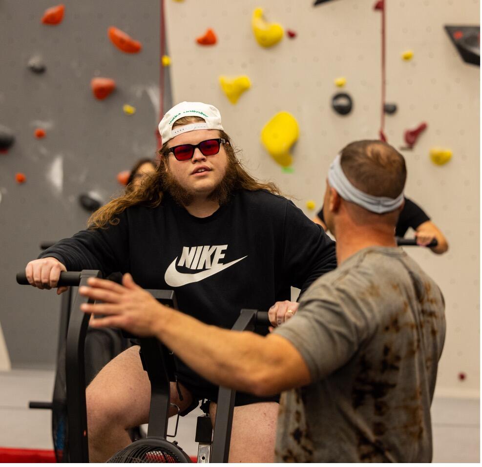 King takes a workout cue from Spallina.