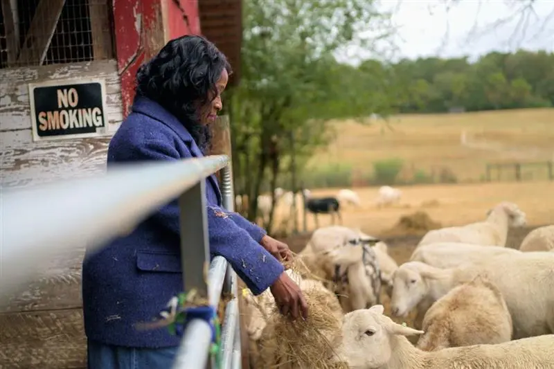 Hillery Goodgame is the owner of Blue Heron Urban Farms & Sanctuary in Chattahoochee Hills, Georgia