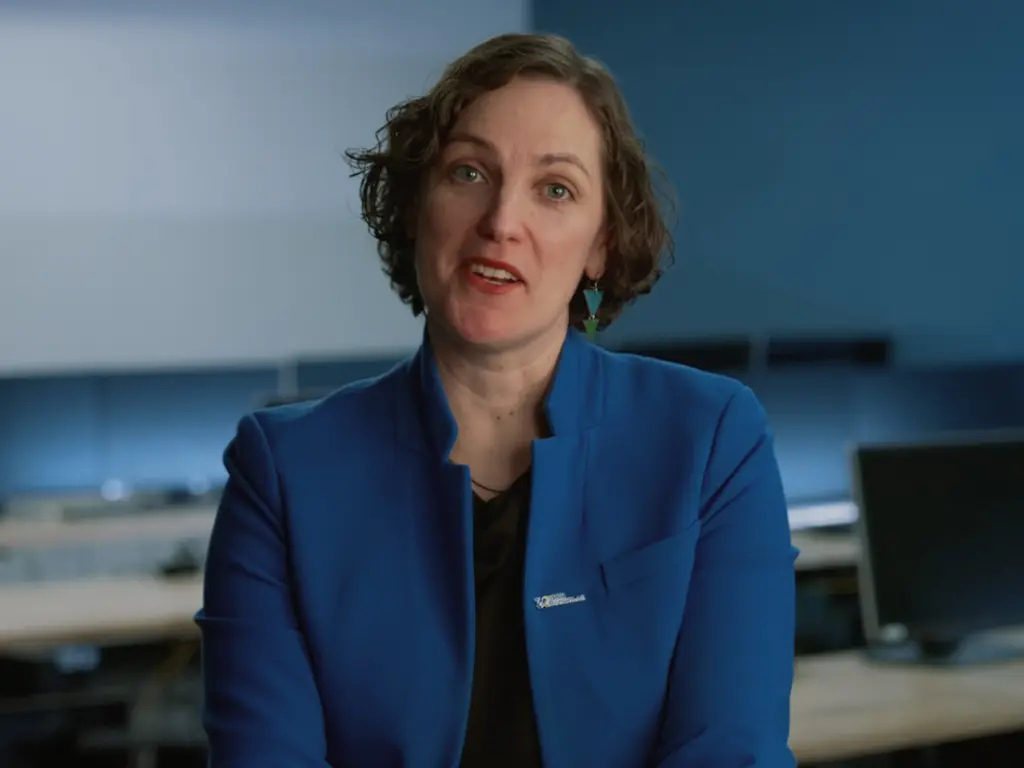Caitlyn Brazill, president of Per Scholas, says degree requirements can make it difficult for employers to understand and assess talent.