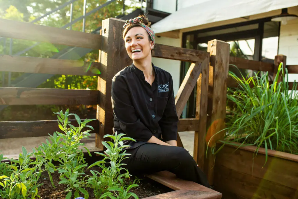 Courtney Sobieralski laughing