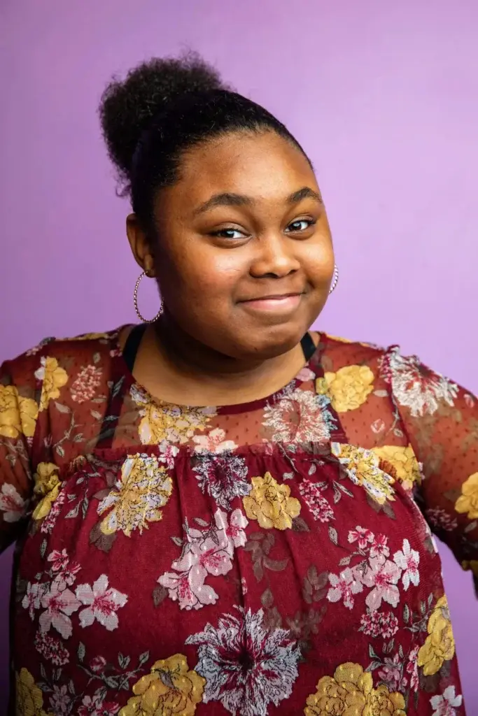 Pearls for teen girls program member Briana